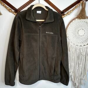 Columbia Dark Gray Fleece Zip Jacket